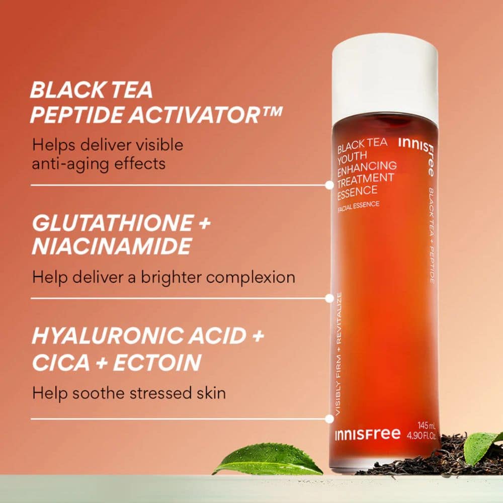 Innisfree Black Tea Youth Enhancing Treatment Essence - Slika 4