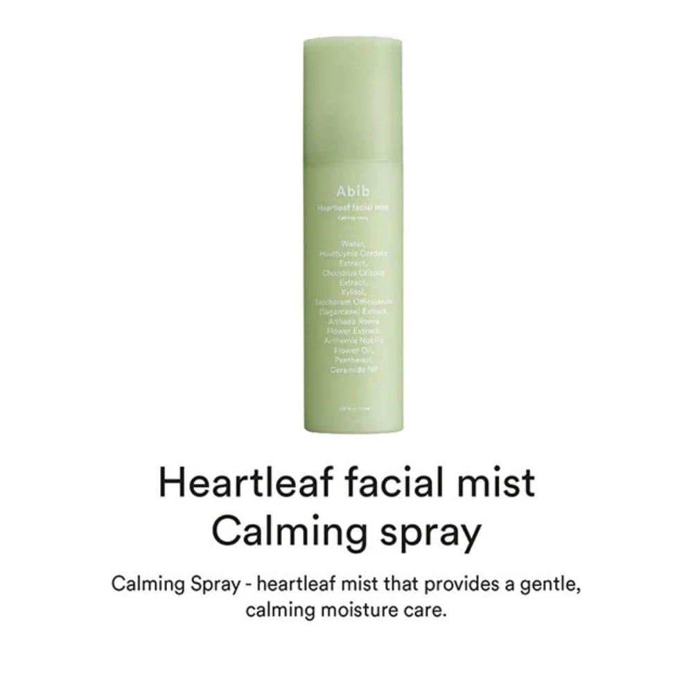 Abib Heartleaf Facial Mist Calming Spray Set
