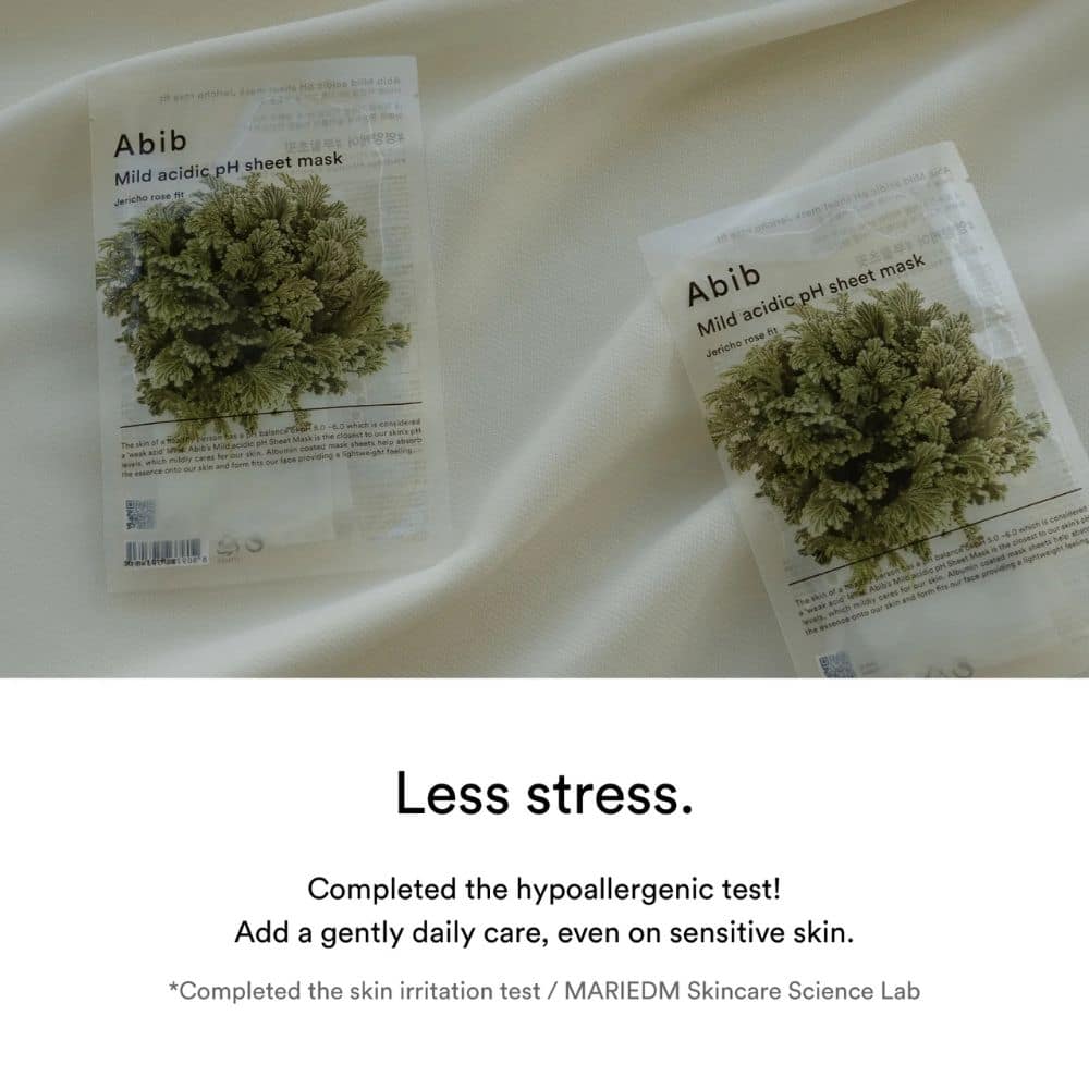 Abib Mild Acidic pH Sheet Mask Jericho Rose Fit