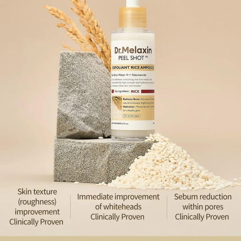 Dr.Melaxin Peel Shot Exfoliant White Rice Ampoule