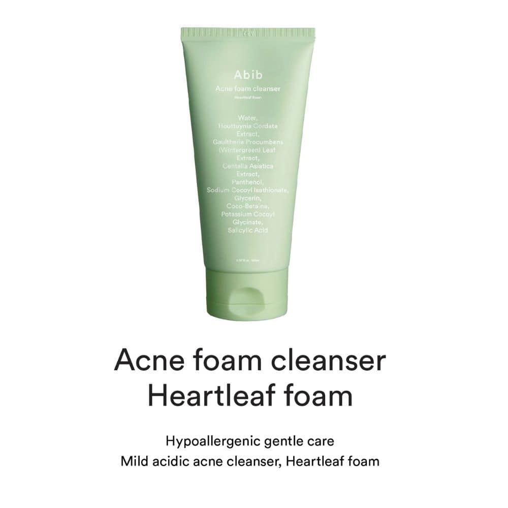 Abib Acne Foam Cleanser Heartleaf Foam