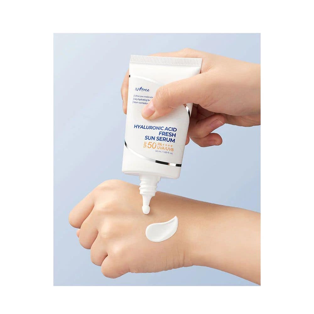 Isntree Hyaluronic Acid Fresh Sun Serum SPF50+ - Slika 3