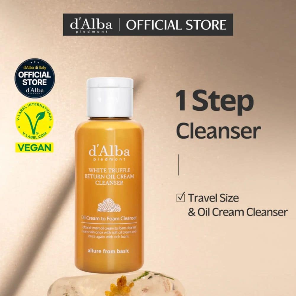 d’Alba White Truffle Return Oil Cream Cleanser 65ml