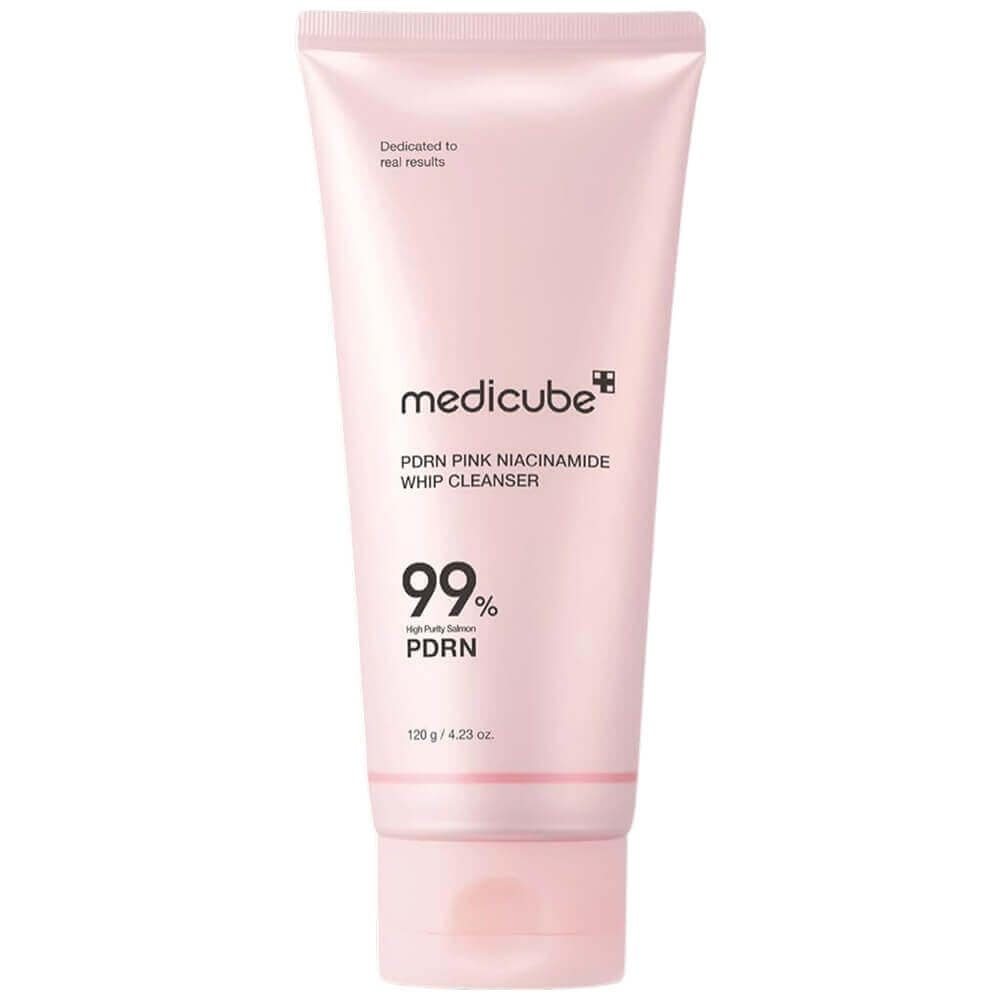 Medicube PDRN Pink Niacinamide Whip Cleanser.