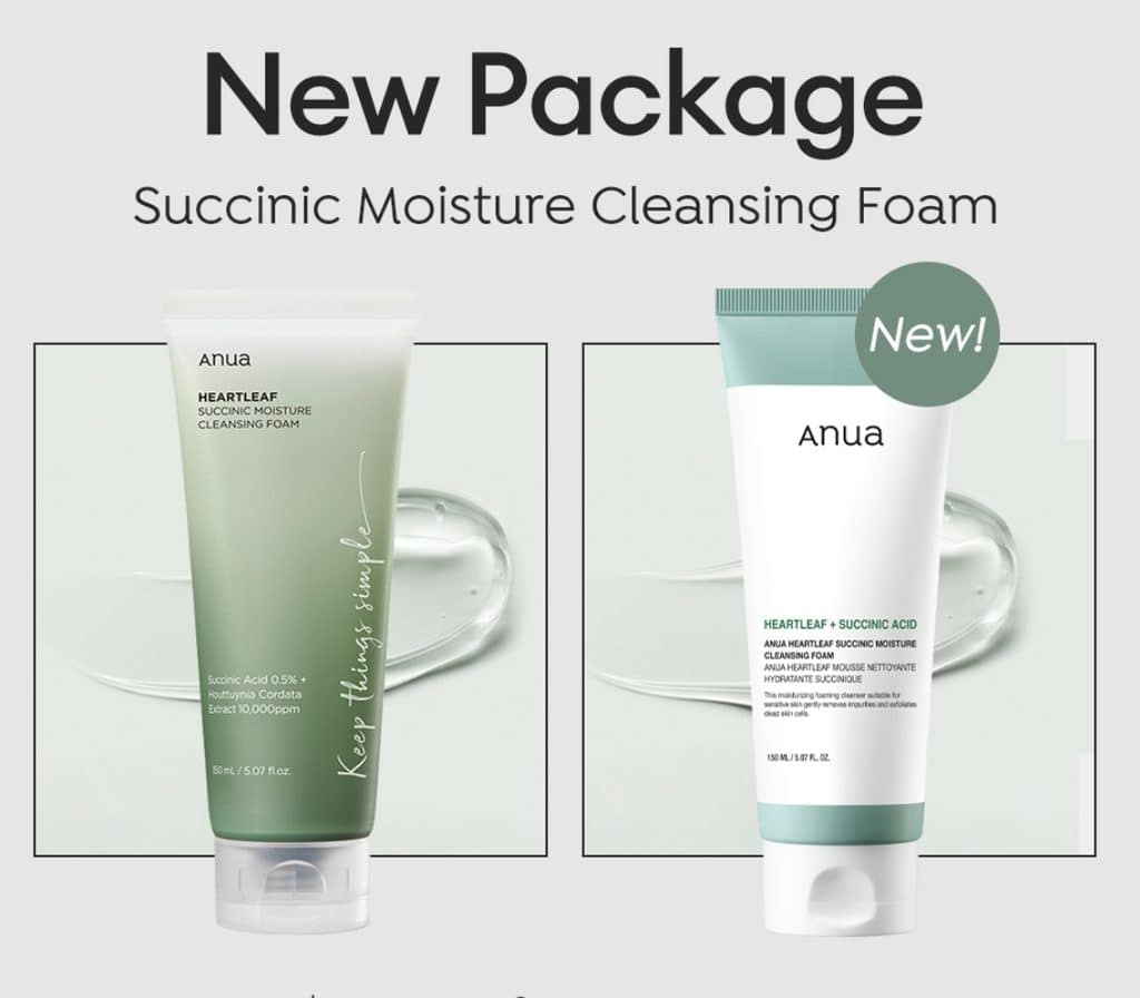 Anua Heartleaf Succinic Moisture Cleansing Foam 1