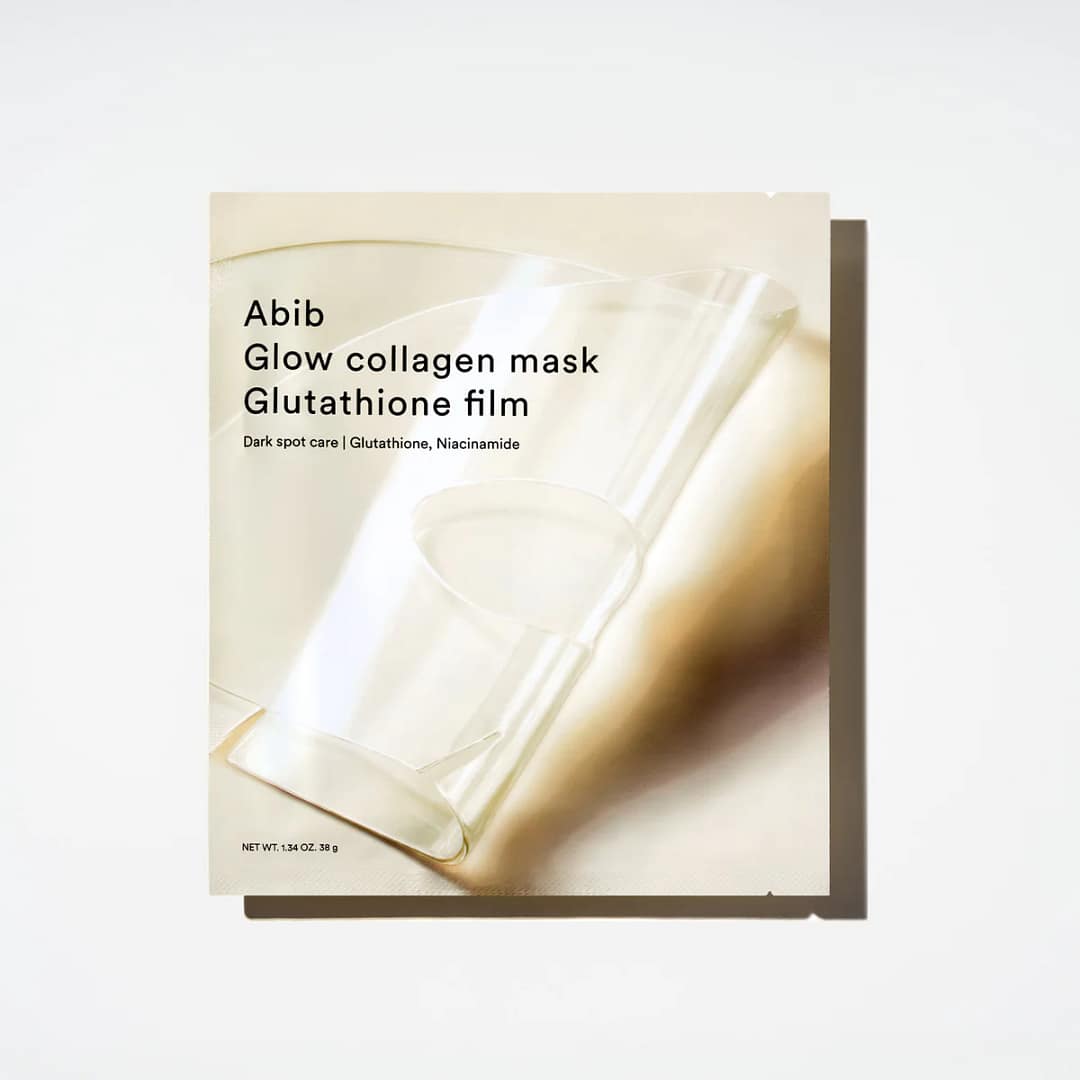 Abib Glow collagen mask Glutathiosome film