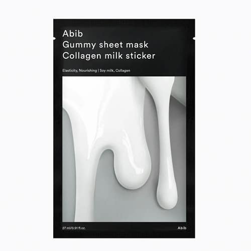 Abib Gummy Sheet Mask Collagen Milk Sticker