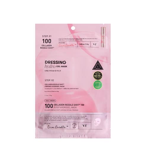 VT Cosmetics 100 Collagen Reeedle Shot 2 Step Hydrogel Mask