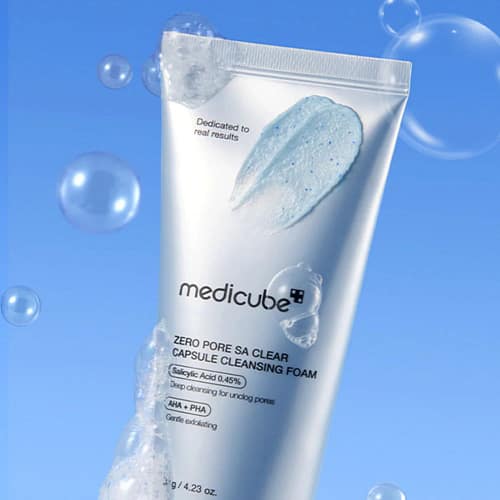 Medicube Zero Pore SA Clear Capsule Cleansing Foam