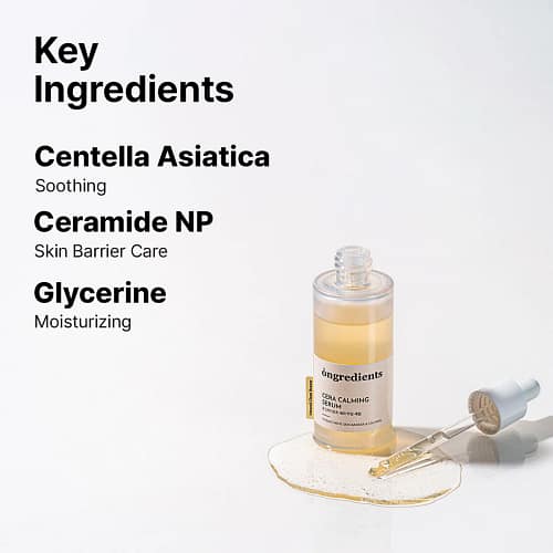 Ongredients Centella Asiatica Cera Calming Serum