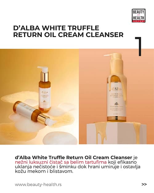 d’Alba White Truffle Return Oil Cream Cleanser