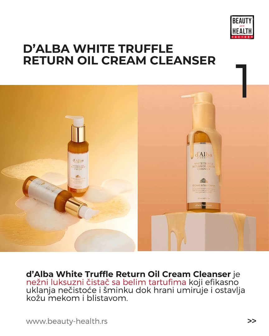 d’Alba White Truffle Return Oil Cream Cleanser