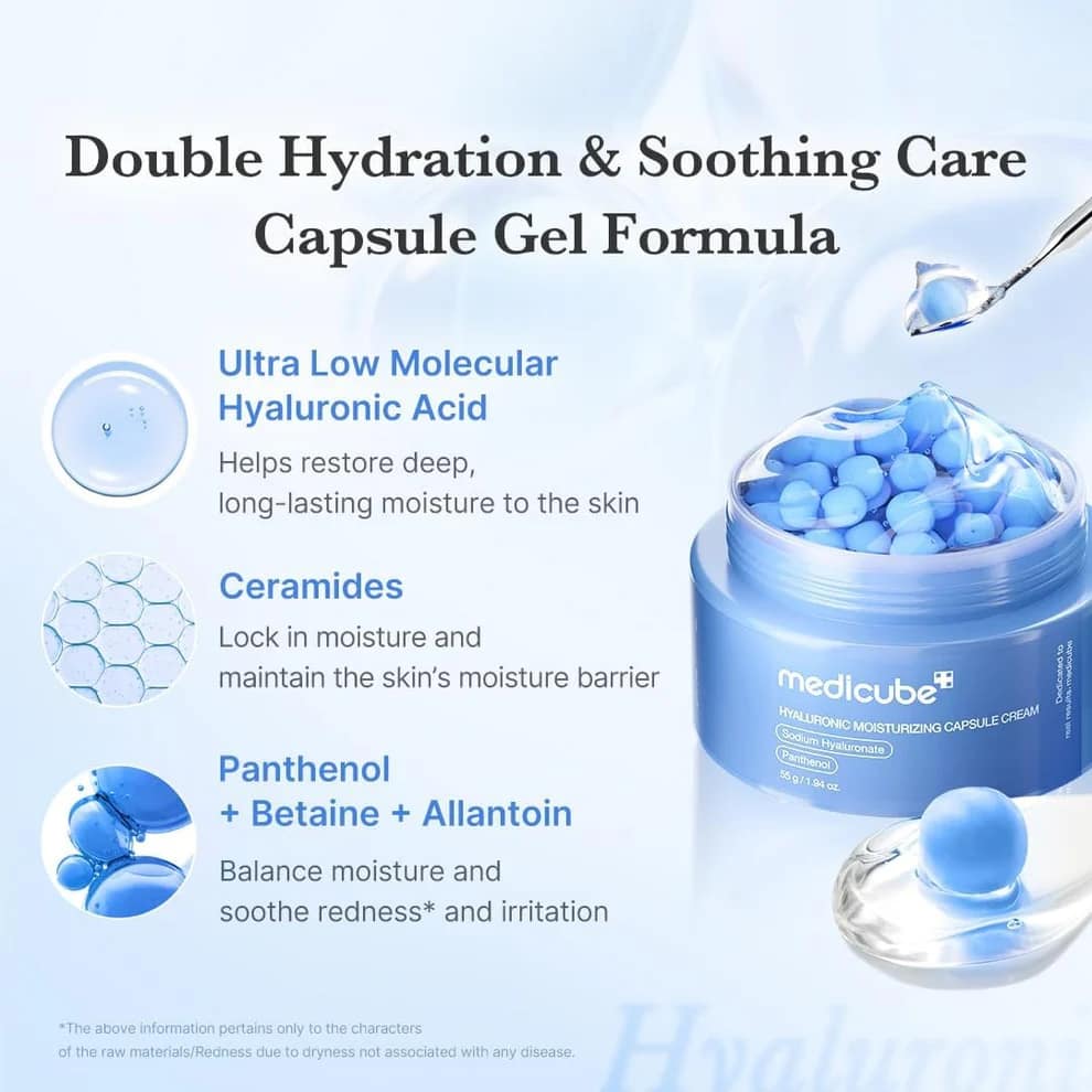 Medicube Hyaluronic Moisturizing Capsule Cream 3