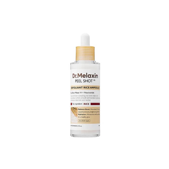 Dr.Melaxin Peel Shot Exfoliant White Rice Ampoule