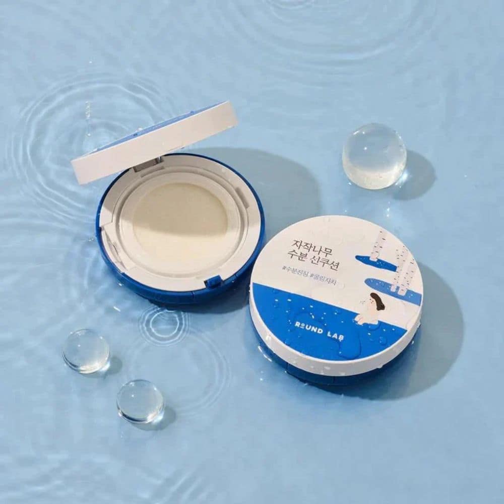 ROUND LAB Birch Juice Moisturizing Sun Cushion