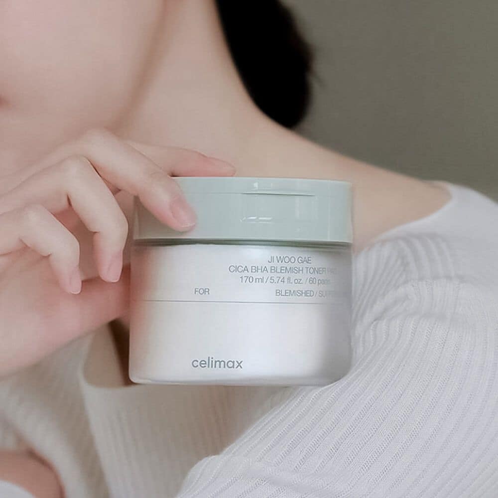 Celimax Ji Woo Gae Cica BHA Blemish Toner Pad