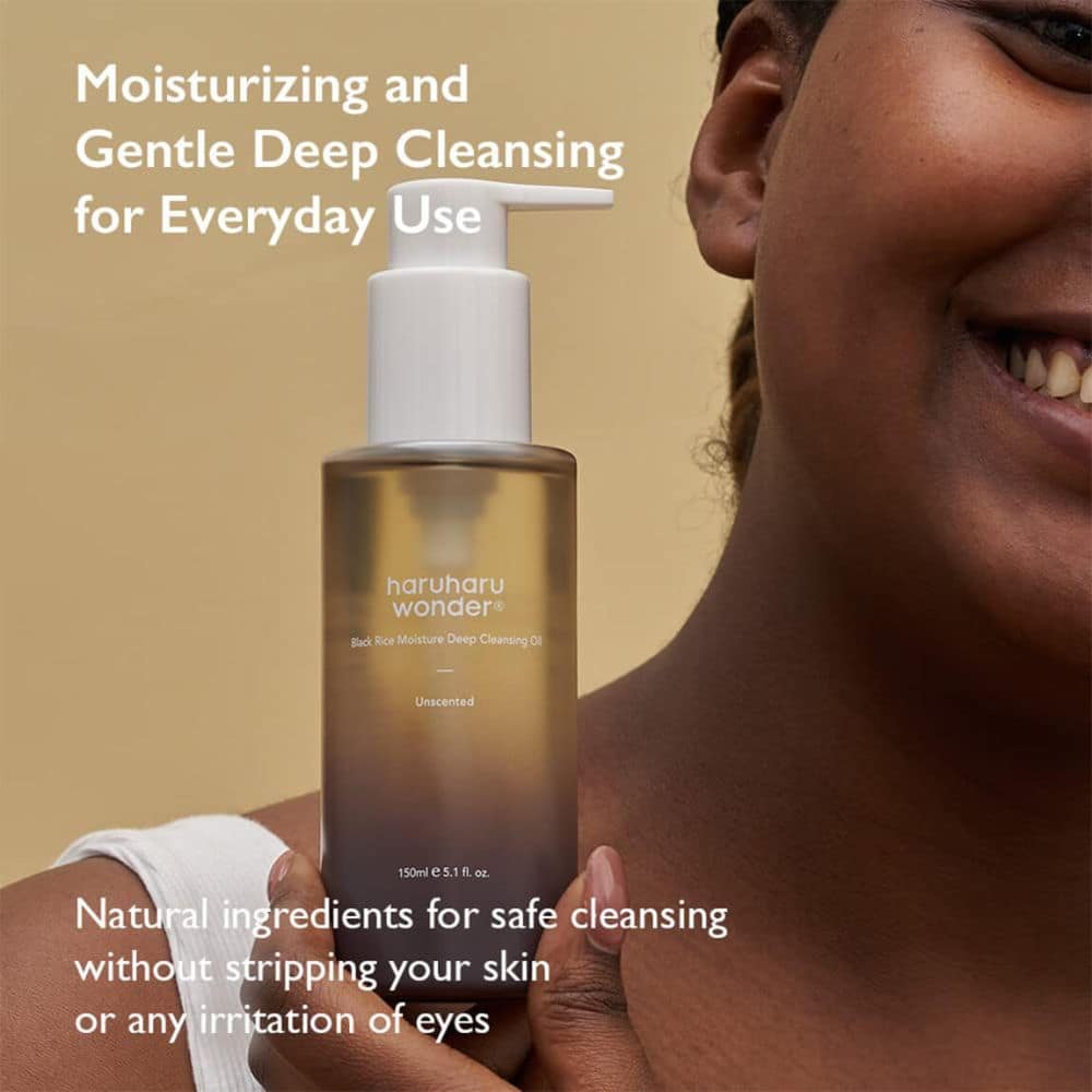 HaruHaru Wonder Black Rice Moisture Deep Cleansing Oil - Slika 3