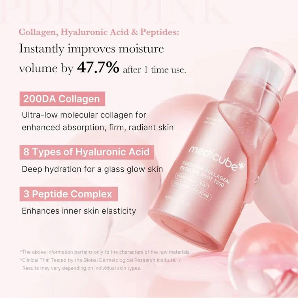 Medicube PDRN Pink Collagen Exosome Shot Serum 7500