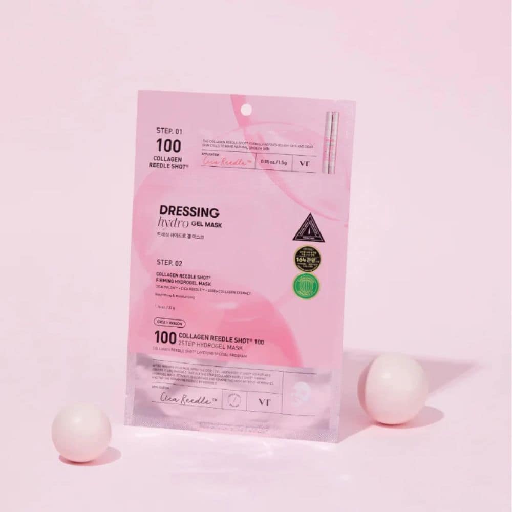 VT Cosmetics 100 Collagen Reeedle Shot 2 Step Hydrogel Mask