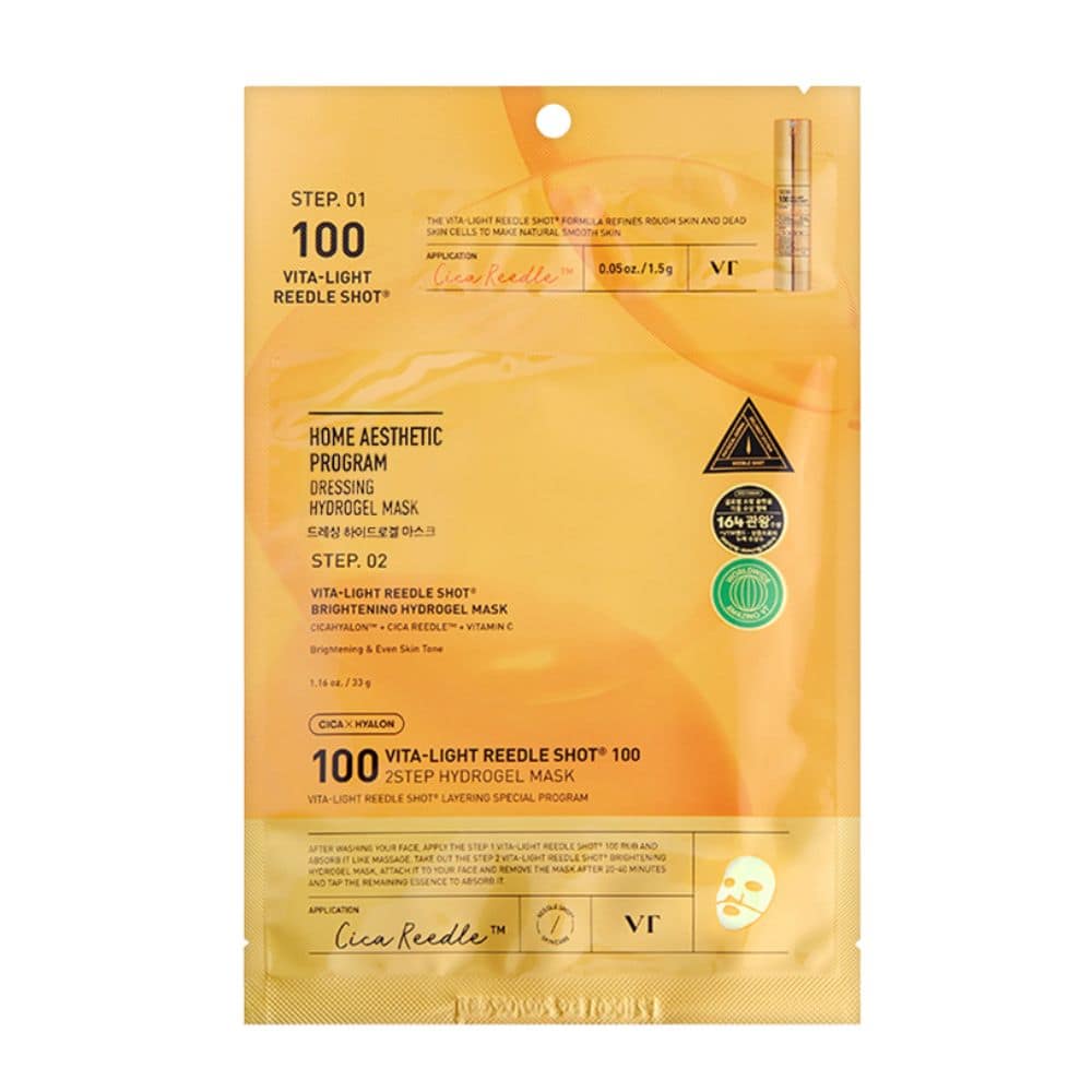 VT Cosmetics Vita-light Reedle Shot 100 2 Step Hydrogel Mask