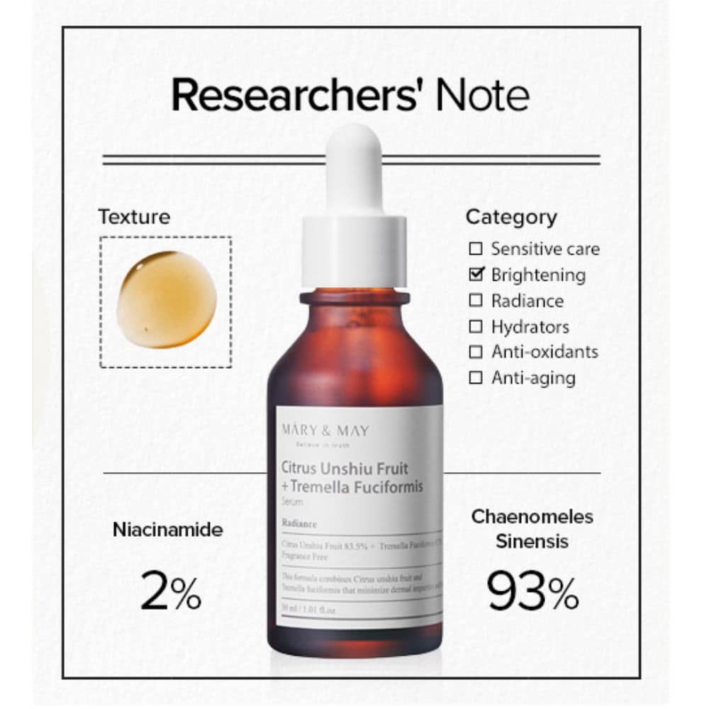 Mary & May Niacinamide Chaenomeles Sinensis Serum