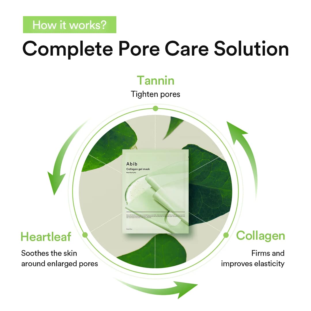 Abib Collagen Gel Mask Heartleaf Jelly 2