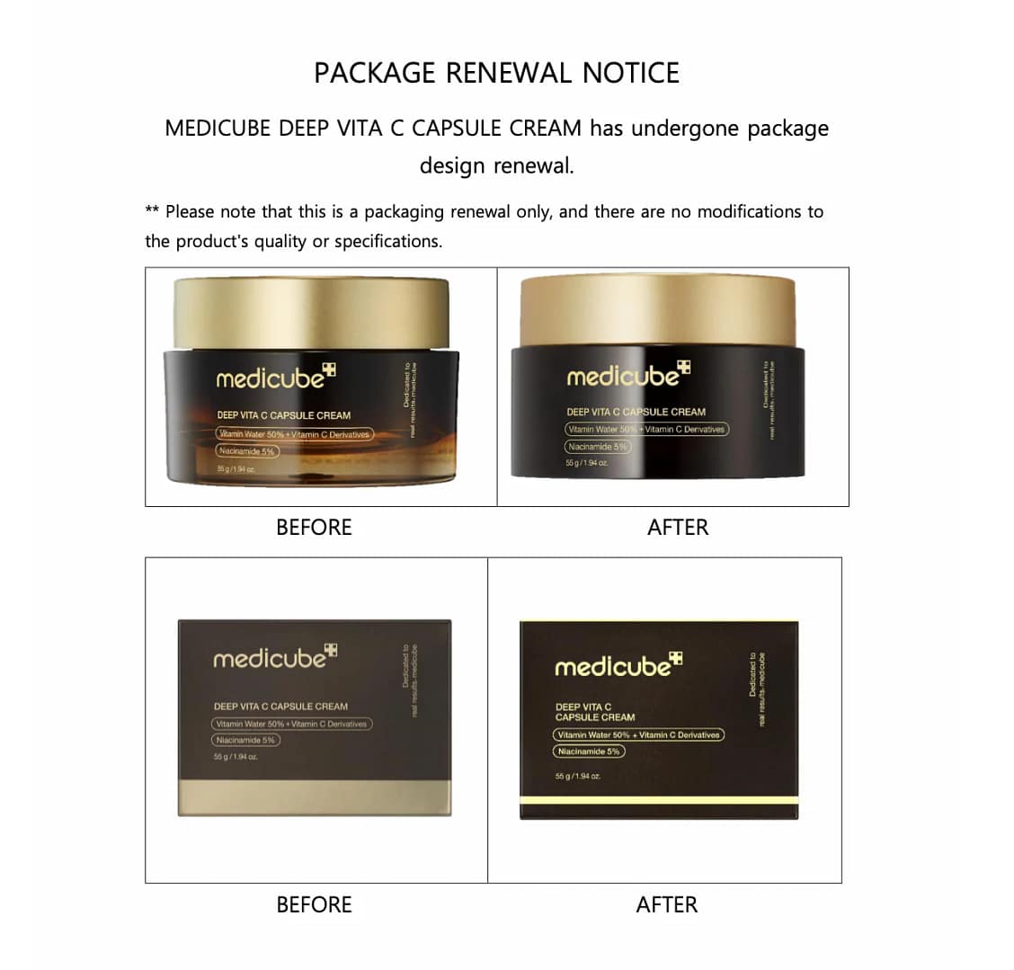 Medicube Packaging Update