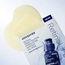 Innisfree Retinol Green Tea PDRN Skin Booster Ampoule Gel Mask