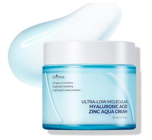 IsNtree Ultra-Low Molecular Hyaluronic Acid Zinc Aqua Cream