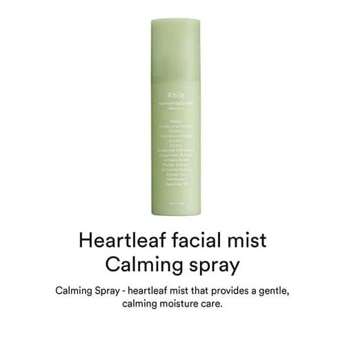Abib Heartleaf Facial Mist Calming Spray Set