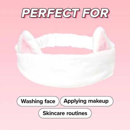 I Dew Care White Cat Headband