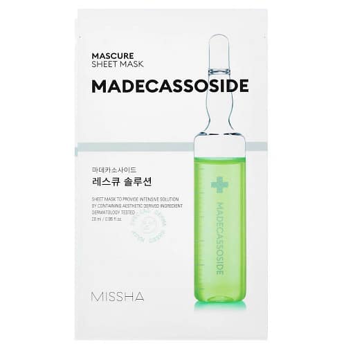 Missha Mascure Rescue Solution Sheet Mask Madecassoside