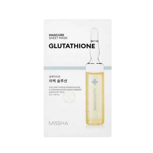 Missha Mascure Whitening Glutathione Sheet Mask