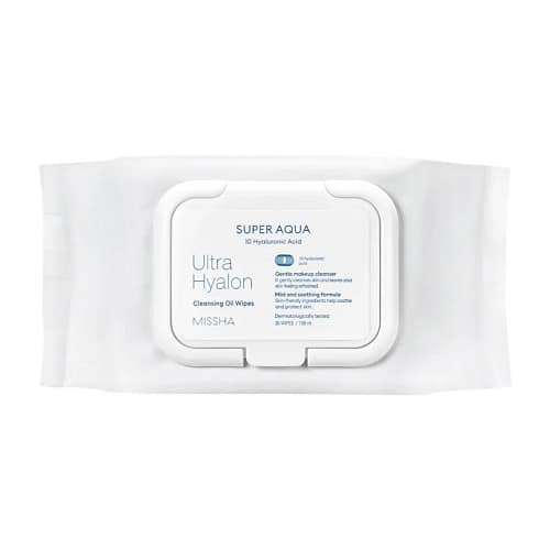 Missha Super Aqua Ultra Hyalron Cleansing Oil Wipes