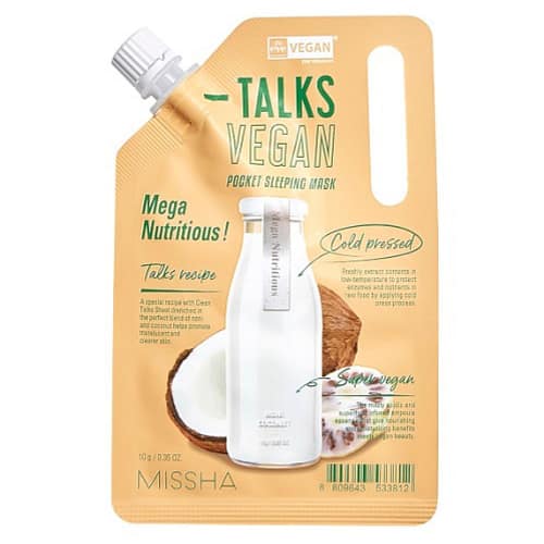 Missha Talks Vegan Squeeze Pocket Sleeping Mask