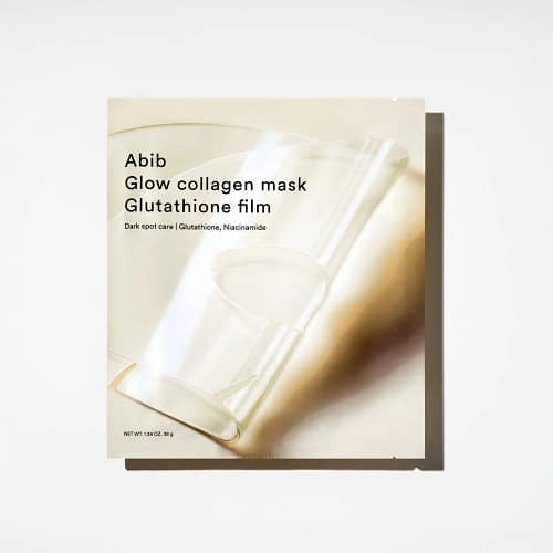 Abib Glow collagen mask Glutathiosome film