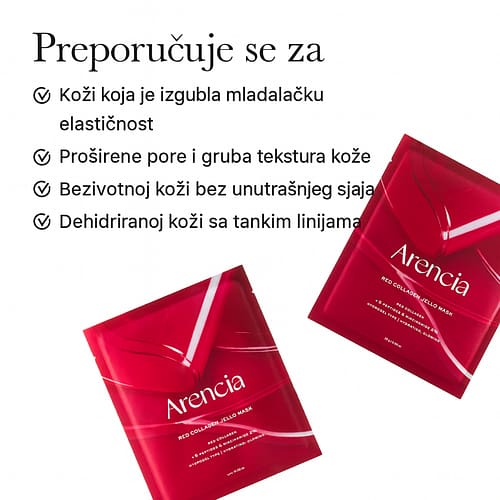 Arencia Red Collagen Jello Mask