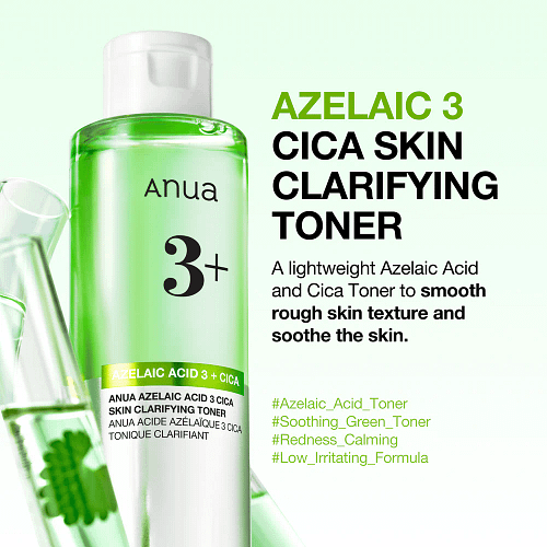 Anua Azelaic Acid 3 Cica Skin Clarifying Toner