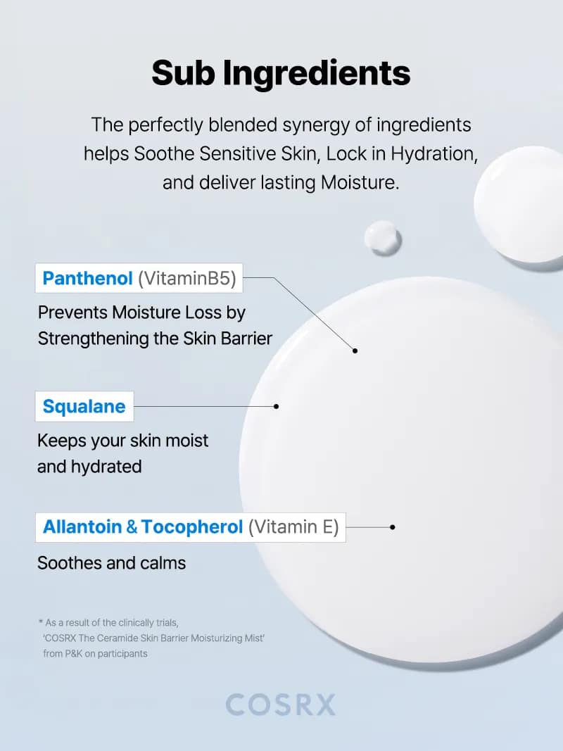 Cosrx The Ceramide Skin Barrier Moisturizing Mist 7