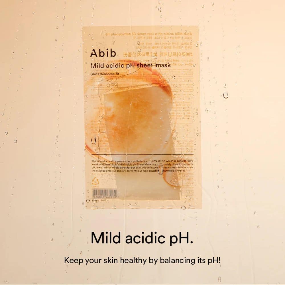 Abib Mild Acidic pH Sheet Mask Glutathiosome Fit