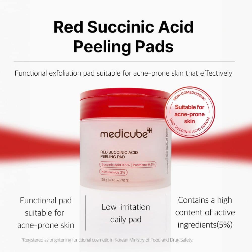 Medicube Red Succinic Acid Peeling Pad
