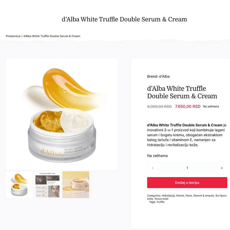 korak 1 KAKO PORUČITI